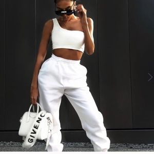 Rebellious Size M white sweatpants